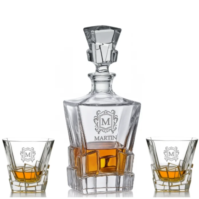Whisky set Crack s monogramem